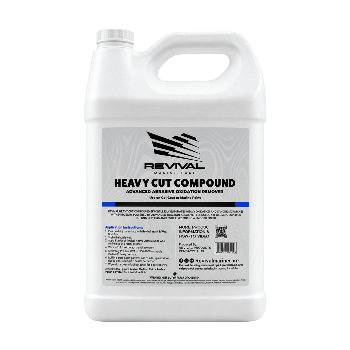 Heavy Cut Compound | Extreme Oxidation Remover - Revival Marine Care